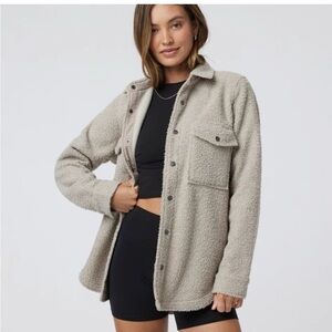 Vuori Women's Teddy Jacket in Cream | Size S